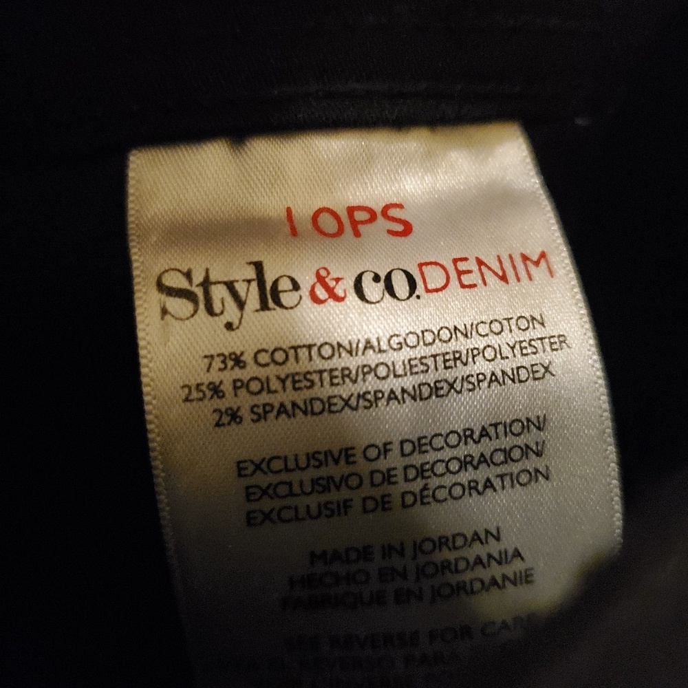 Black Slim Leg High Rise Jeans - Picture 3 of 4